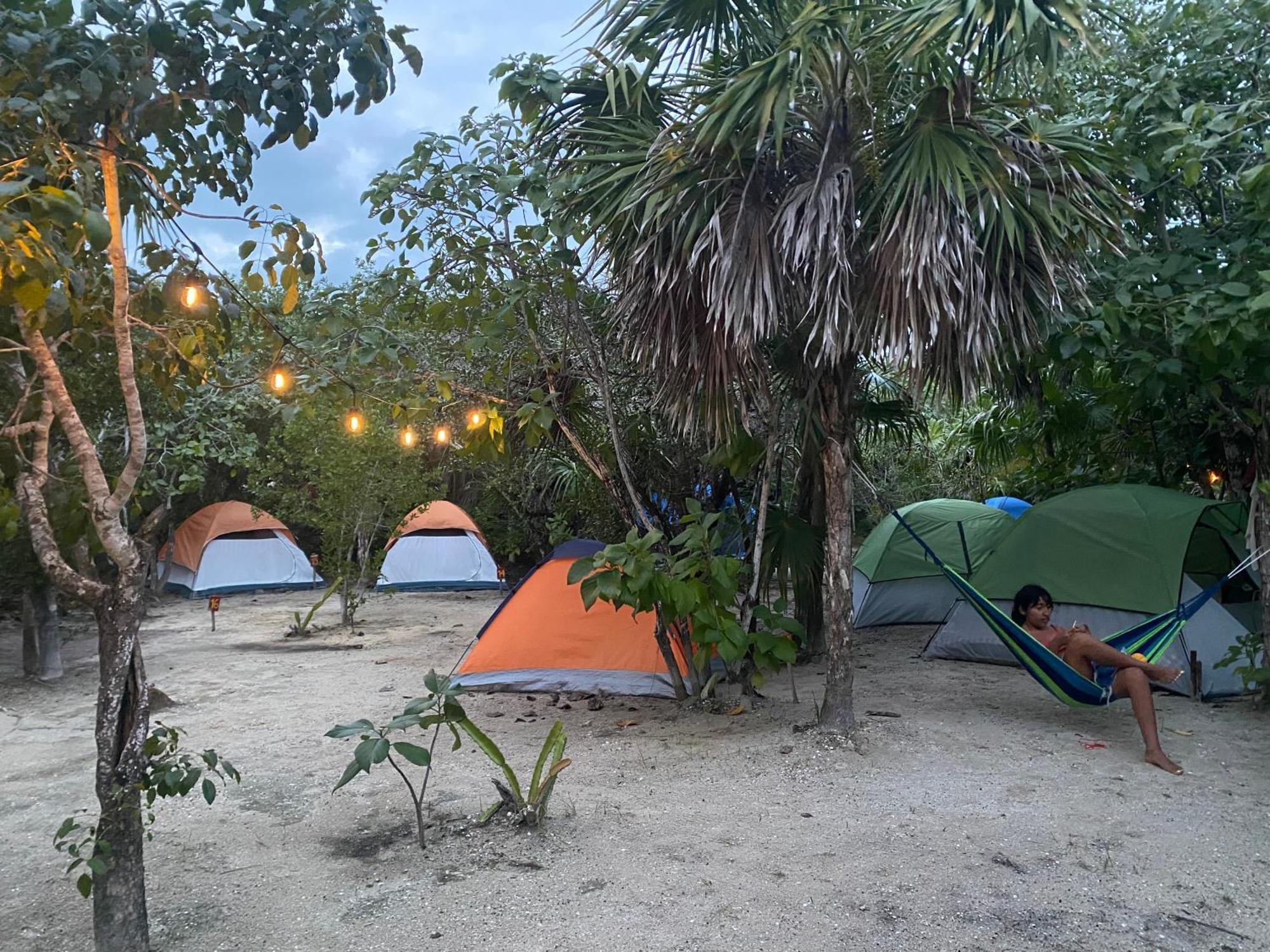Balam Camping & Cabanas Isla Holbox Buitenkant foto